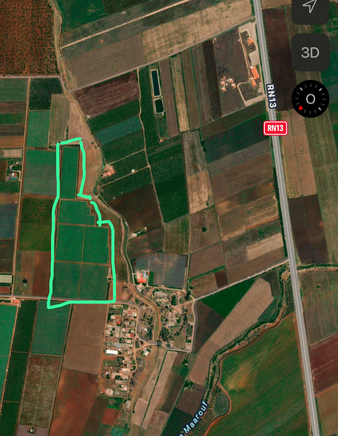 Terrain agricole 9,6ha a vendre